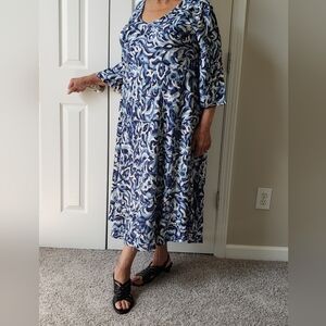 👗Masai "Nora" Abstract Print A-Line Dress - Size XXL👗